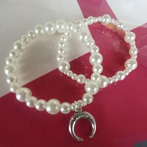 bracelet with aztec moon charm